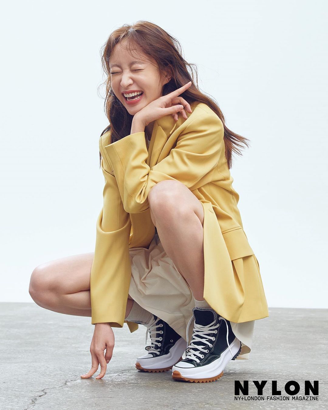나일론 매거진 2월호 커버 #하니