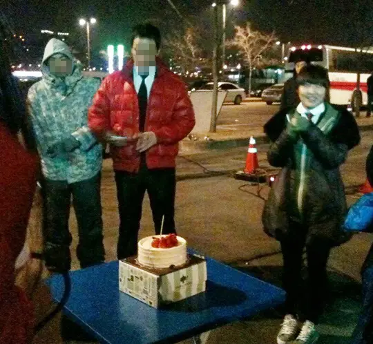 미쓰에이 민, 영화 카운트다운 촬영장에서 깜짝 생일파티