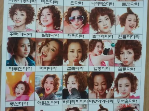 산다라박, 엽기·깜찍 100가지 표정 눈길