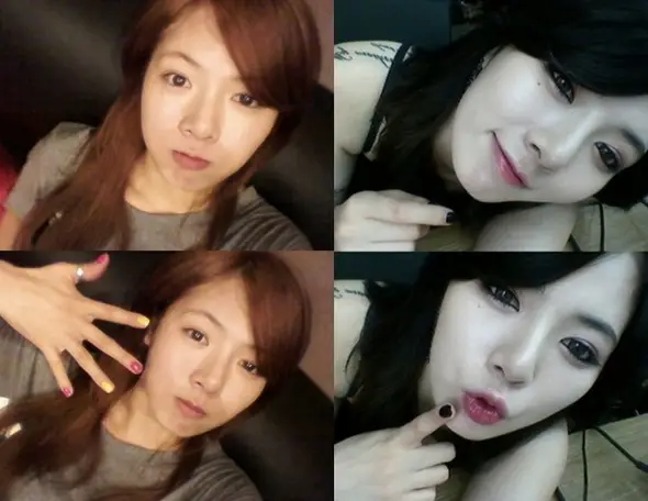 포미닛 현아, 강아지같은 눈망울 셀카