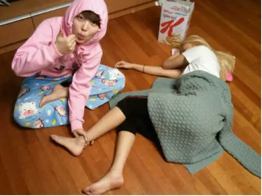 포미닛 소현, 잠자는 가윤 나노발목 인증
