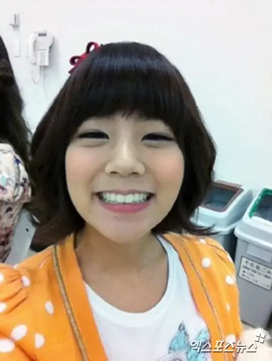 한승연, 동안 셀카