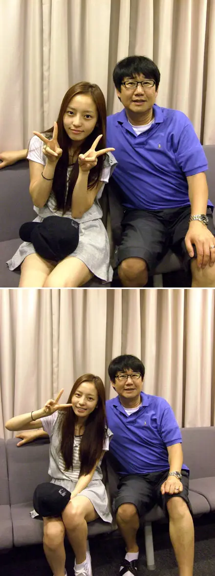 카라 구하라, 웃는 얼굴 속 핼쑥 민낯