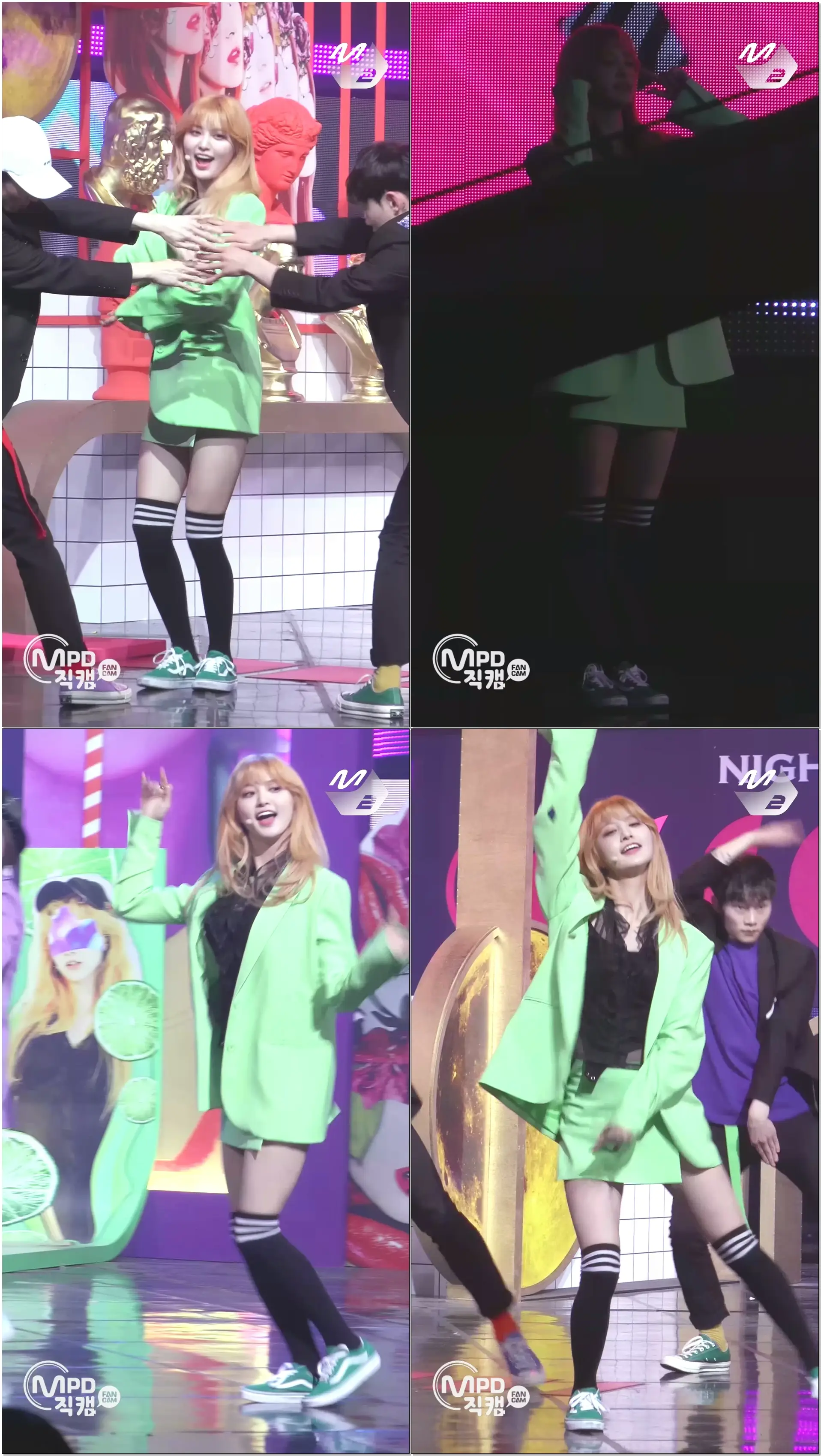 [MPD직캠] 이엑스아이디 정화 직캠 낮보다는 밤 Night Rather Than Day EXID JEONGHWA Fancam @엠카운트다운_170413