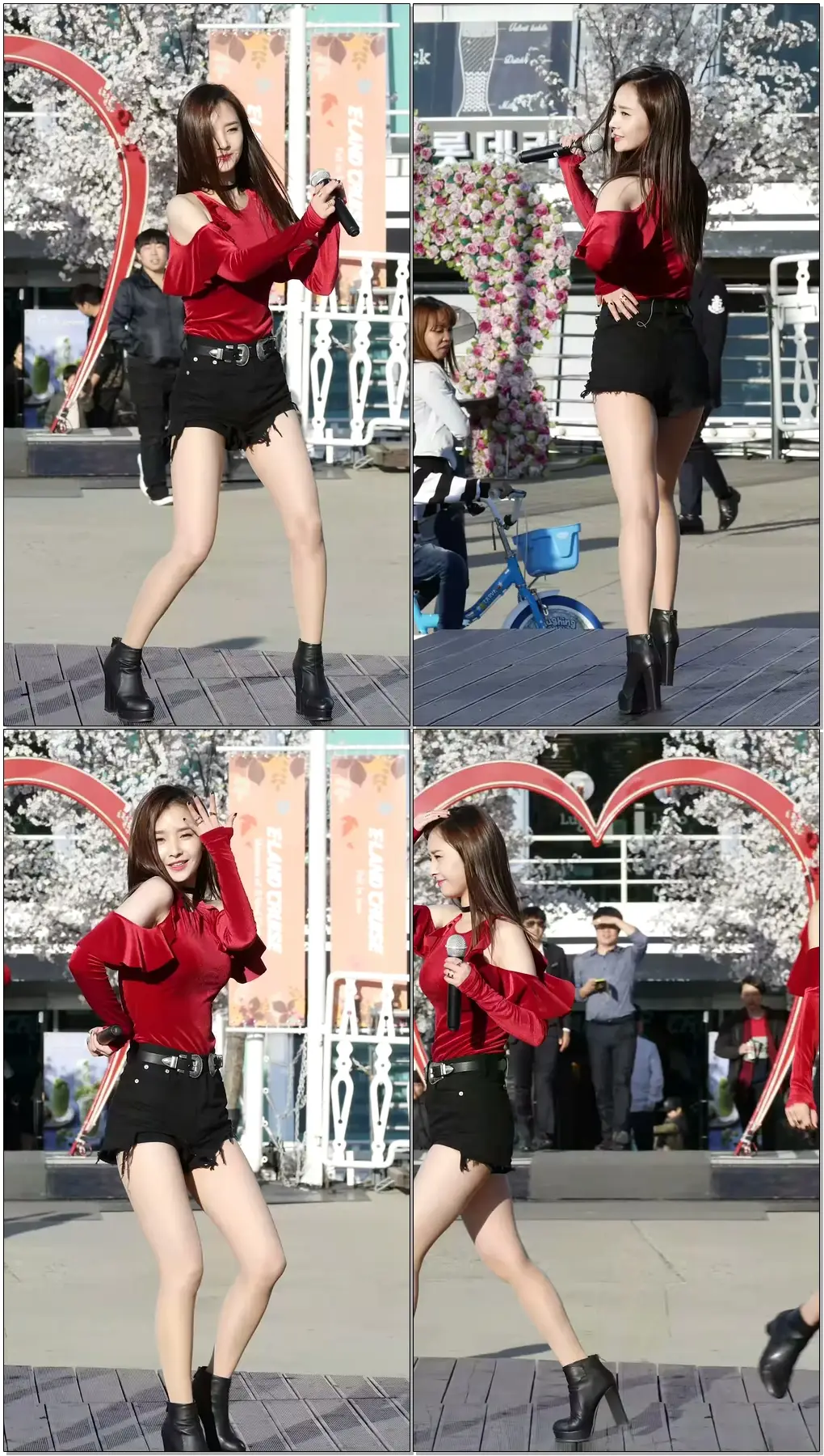 161009 달샤벳(Dal★shabet)우희 - Mr. BangBang(미스터 뱅뱅) #한강 달샤벳 버스킹 By.디디딥