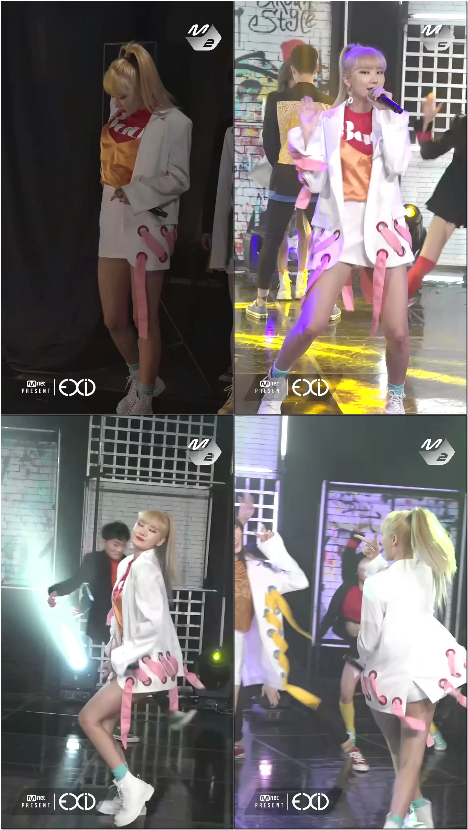 [MPD직캠] EXID 엘리 직캠 낮보다는 밤에 Night Rather than Day EXID LE Fancam @엠넷 프레젠트_170410