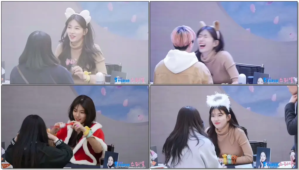 161125 클라렌 팬사인회 우는 팬 달래는 수지 직캠 Suzy fancam by Spinel