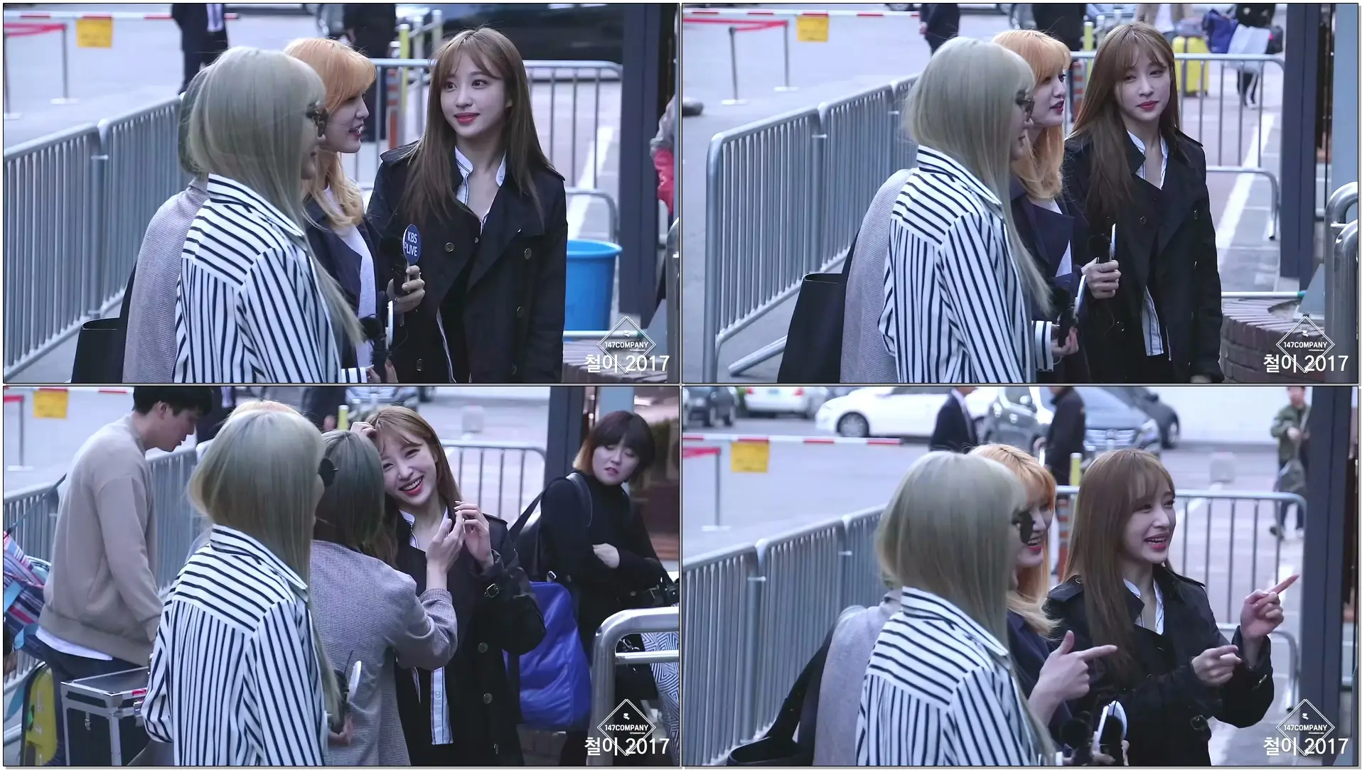 170414 FULL-HD (인터뷰) 이엑스아이디(EXID) 전체 BY 철이 147Company - kbs 뮤직뱅크 신관공개홀(직캠/fancam)