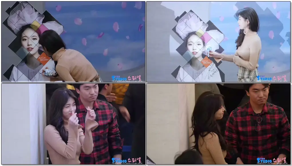 161125 클라렌 팬사인회 수지 직캠 포토타임 Suzy fancam - photo time by Spinel