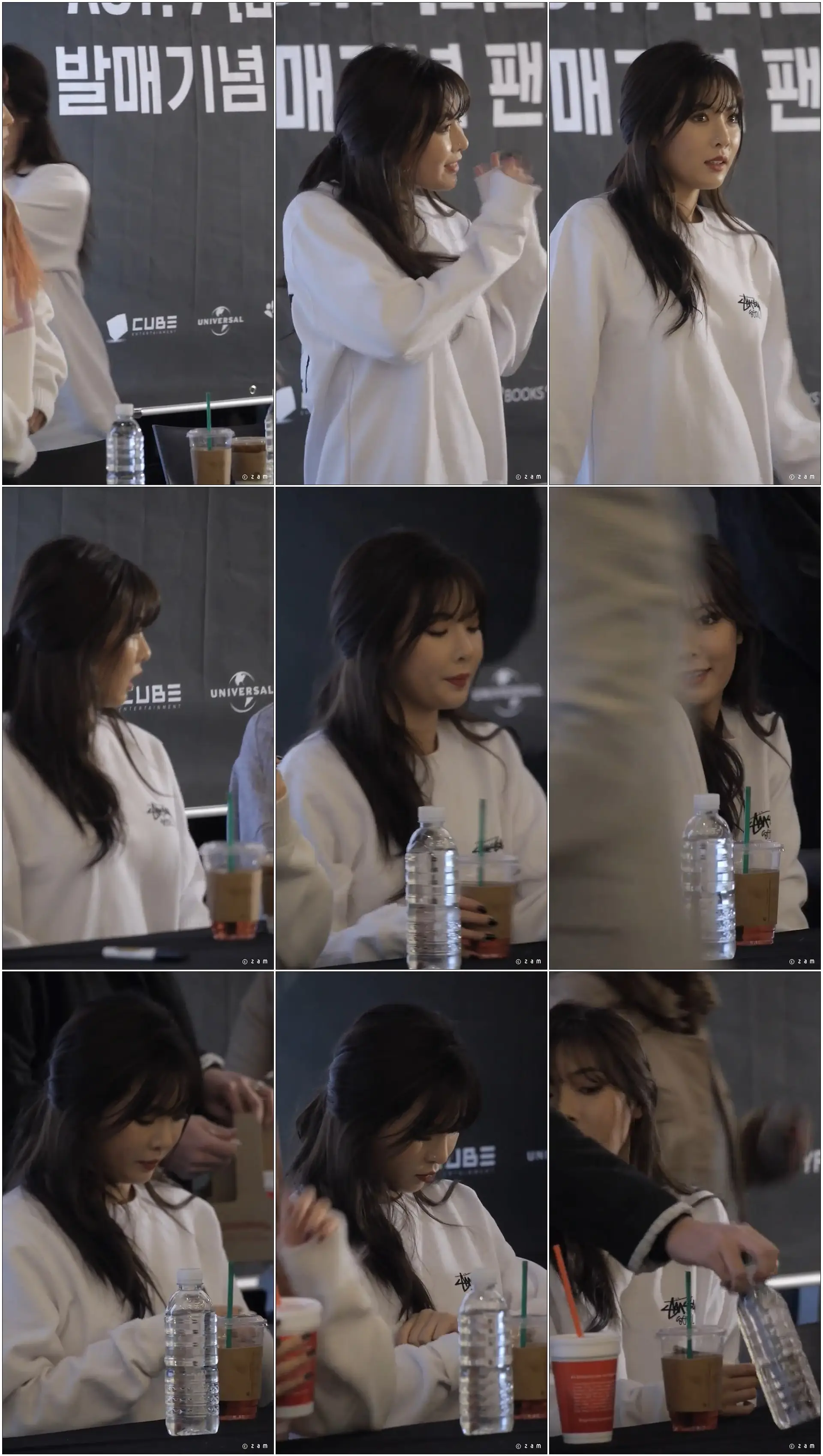 160206 포미닛 4Minute 팬사인회 현아 HYUNA - 첫인사 (여의도IFC몰) 직캠 fancam by zam