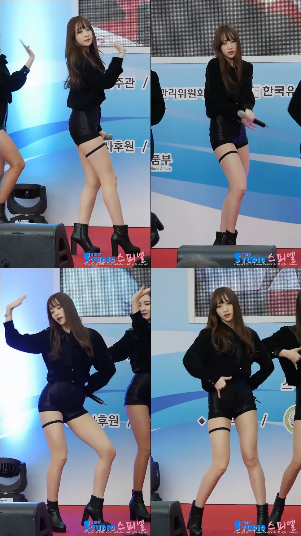 150226 timessquare EXID Hani,Sol ji fancam by 스피넬
