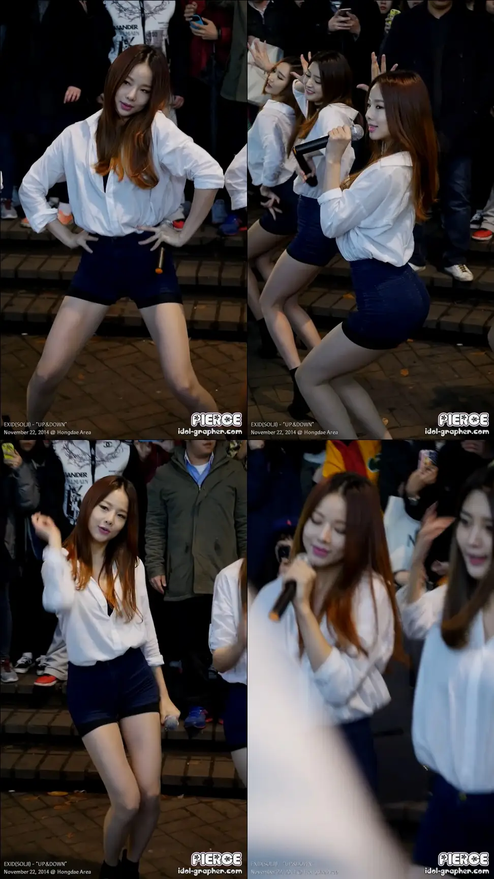 EXID(솔지) 직캠 - 141122 홍대 게릴라 콘서트 by PIERCE