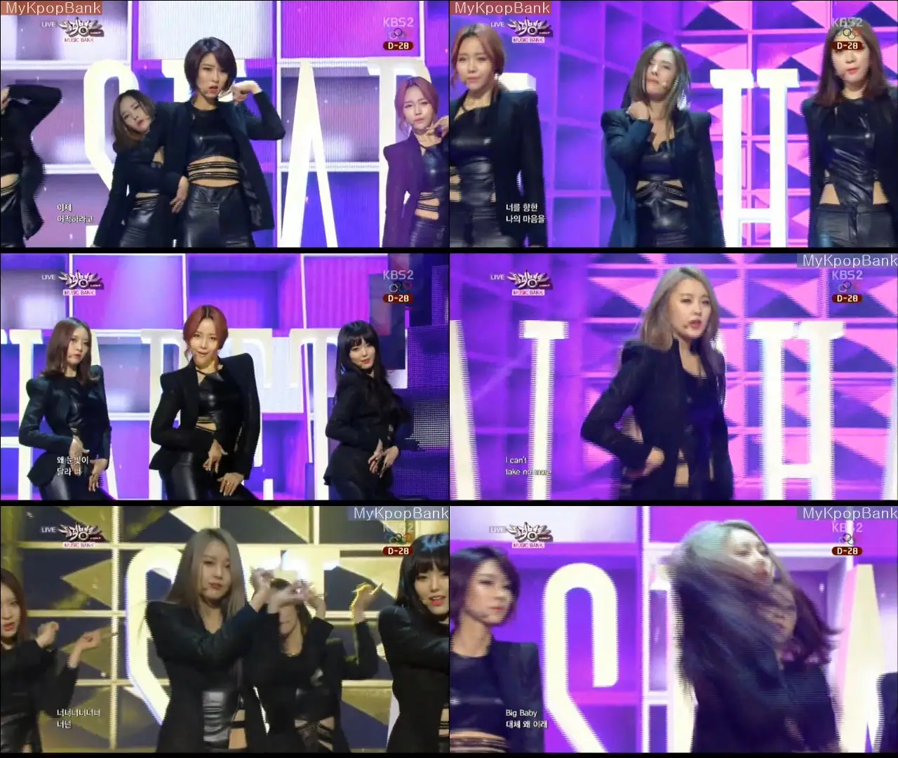 [140110.뮤뱅] 달샤벳(Dalshabet) - B.B.B (Big Baby Baby)