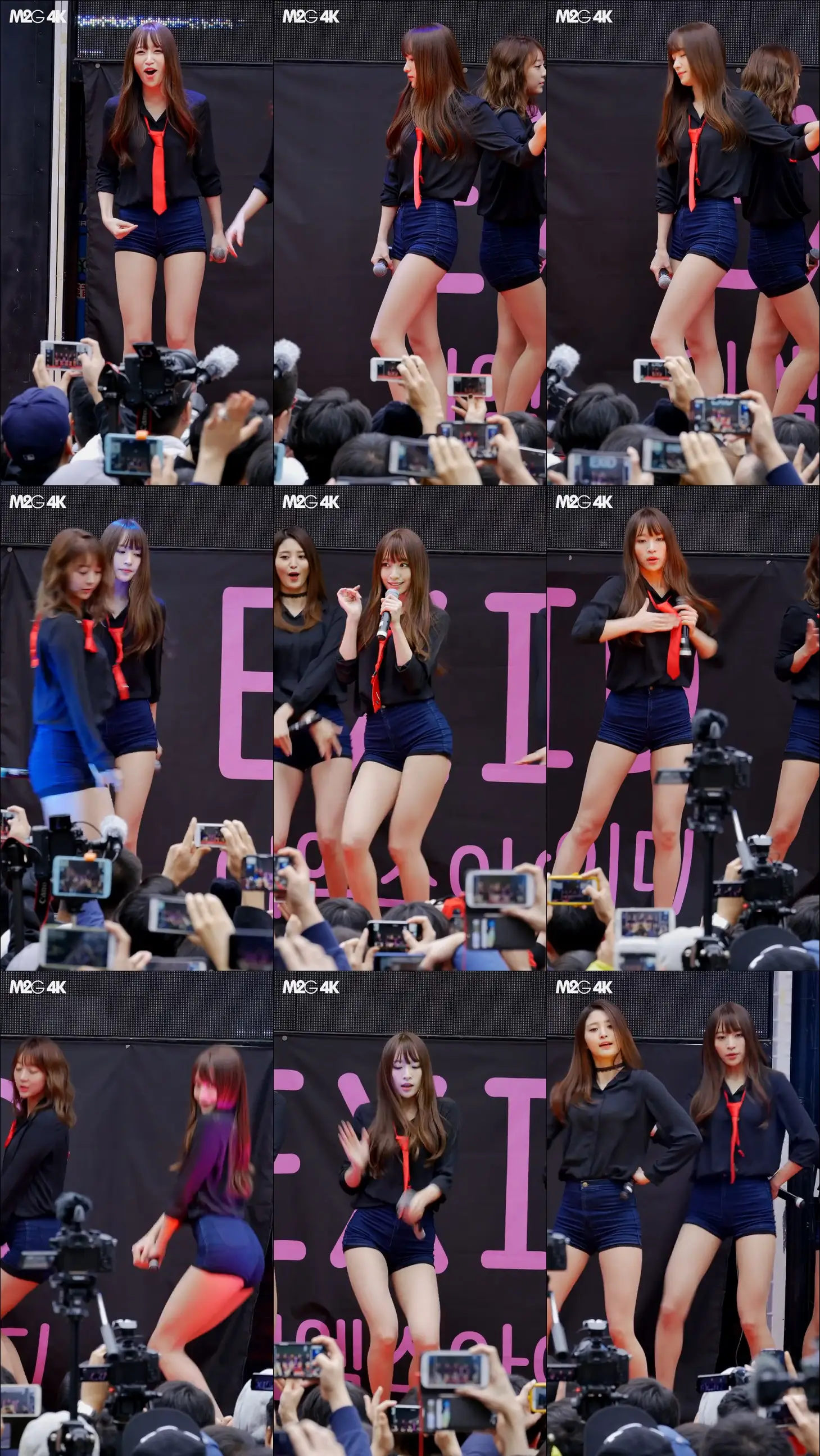 EXID 하니,정화 - 141130 명동 게릴라 콘서트 직캠 by M2G