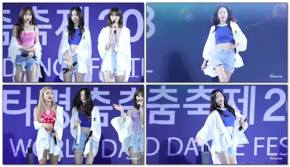 [4K] 180912 이엑스아이디 EXID 위아래 UP & DOWN 솔지 SOLJI @ 천안흥타령축제 By Sleeppage