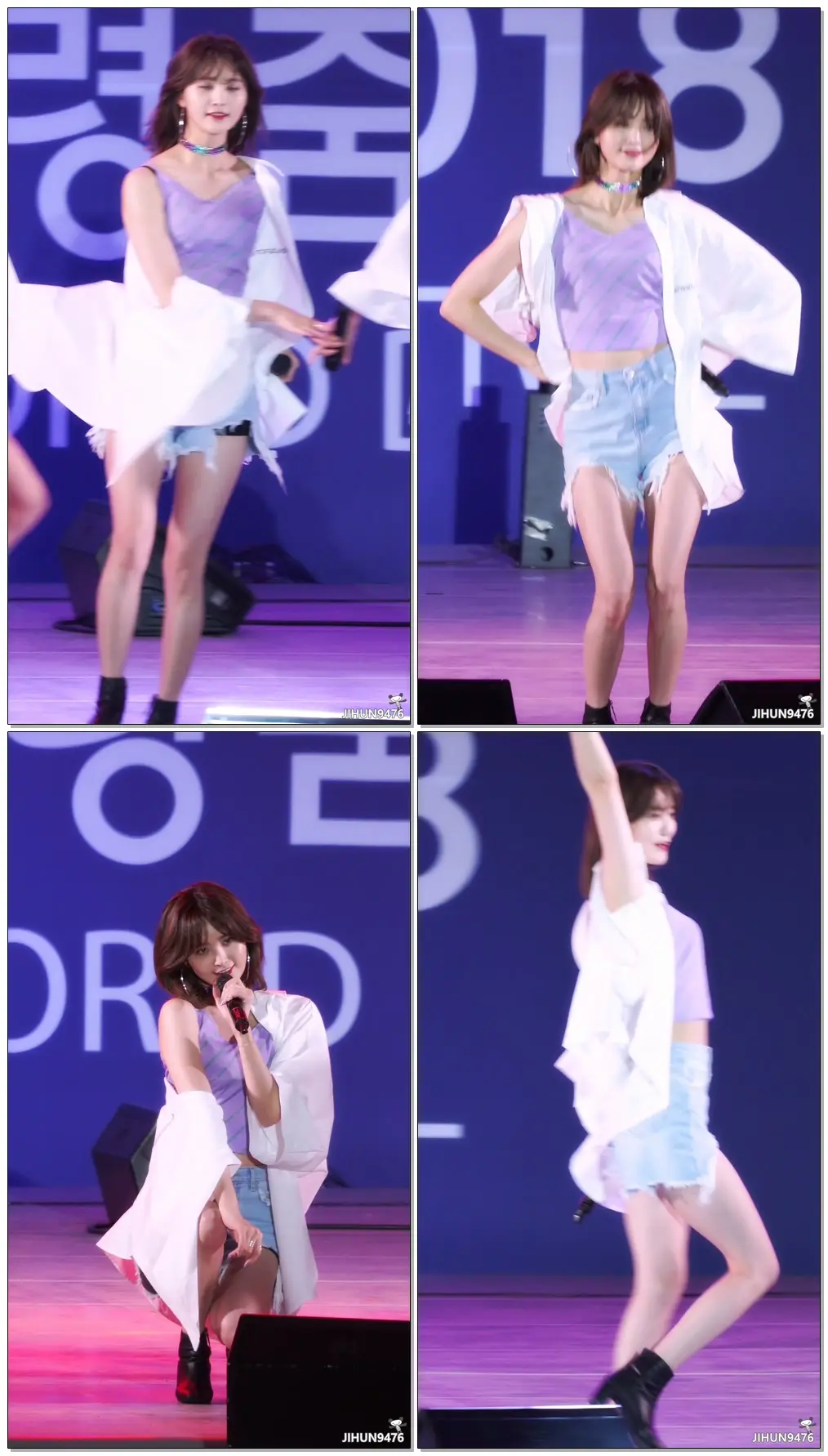 180912 EXID(정화) - HOT PINK @ 2018 천안 흥타령축제 개막식 직캠 fancam by jihun9476