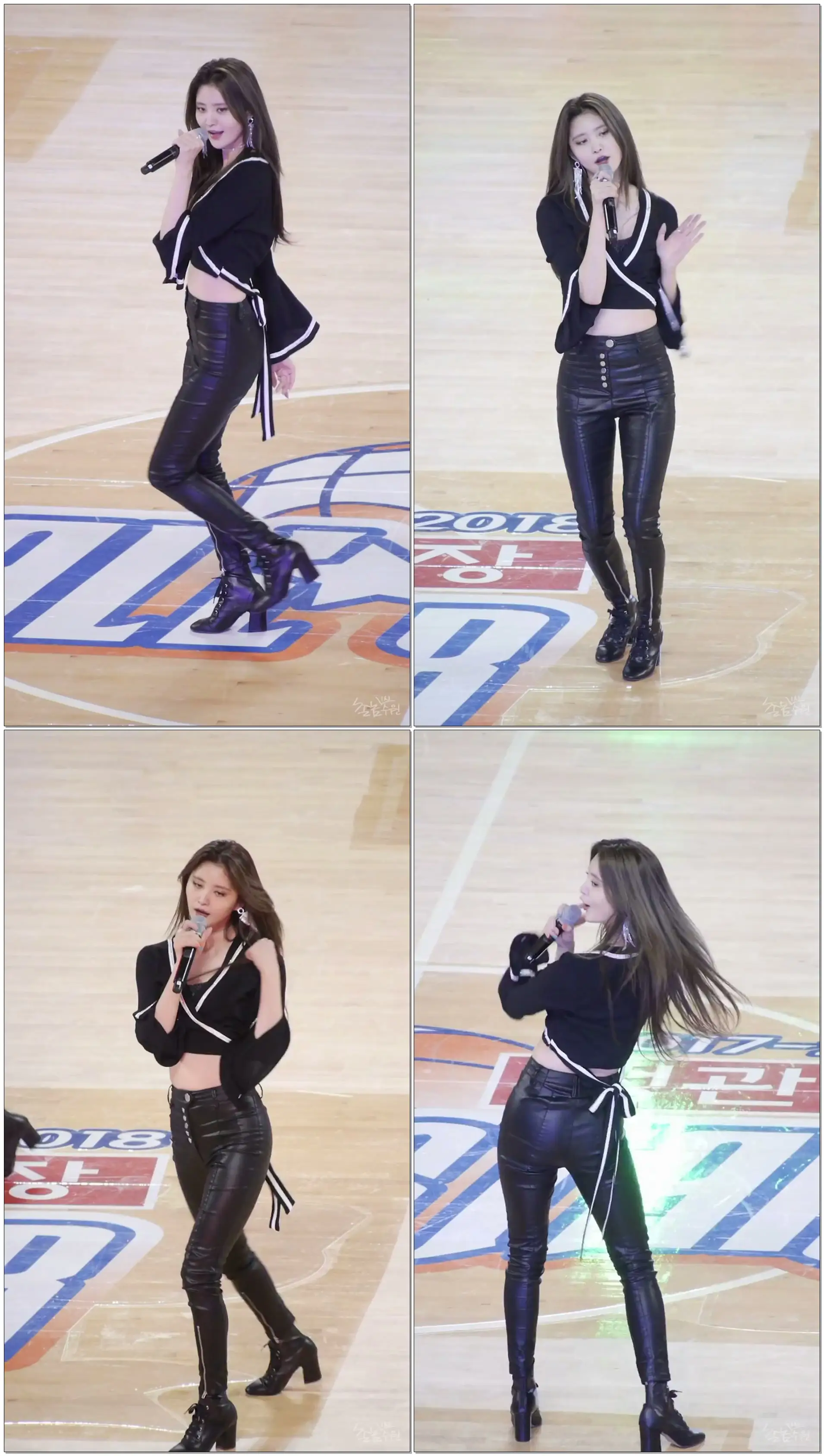 180114 EXID - 덜덜덜 (DDD) (정화) 직캠 by 수원촌놈 [2017-2018 KBL 올스타전]