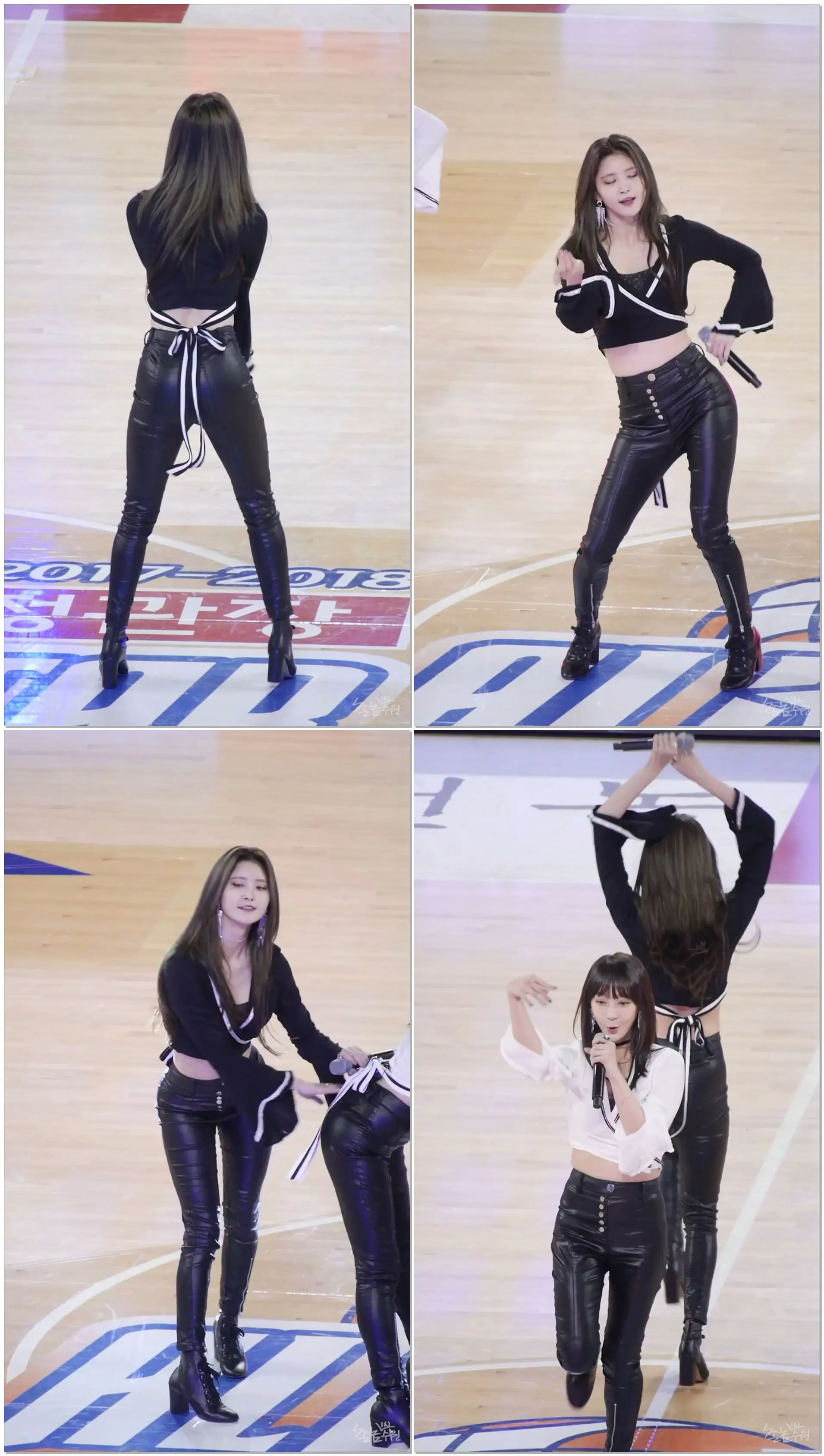 180114 EXID - 위아래 (정화) 직캠 by 수원촌놈 [2017-2018 KBL 올스타전]