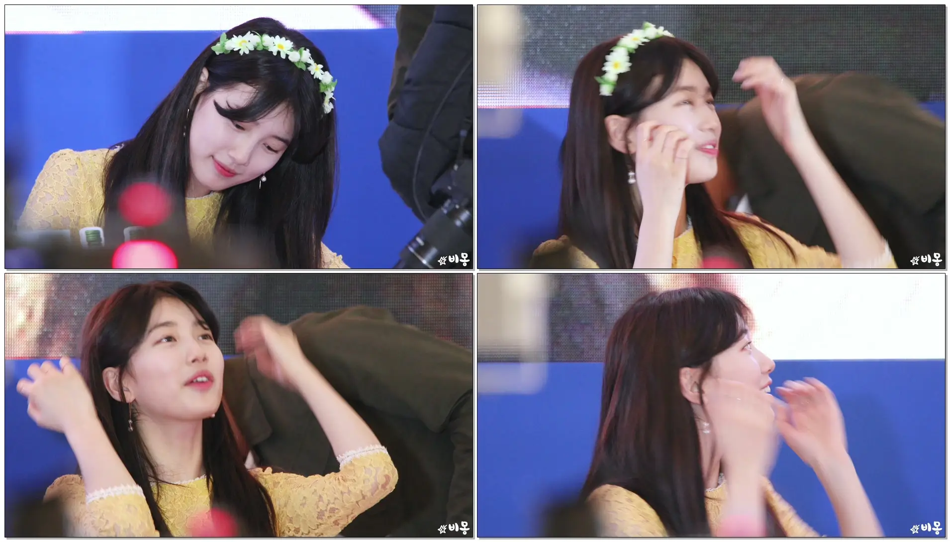 180317 수지가 앞머리 정리하는 법 [SUZY 처음처럼 팬사인회] 4K 직캠 by 비몽