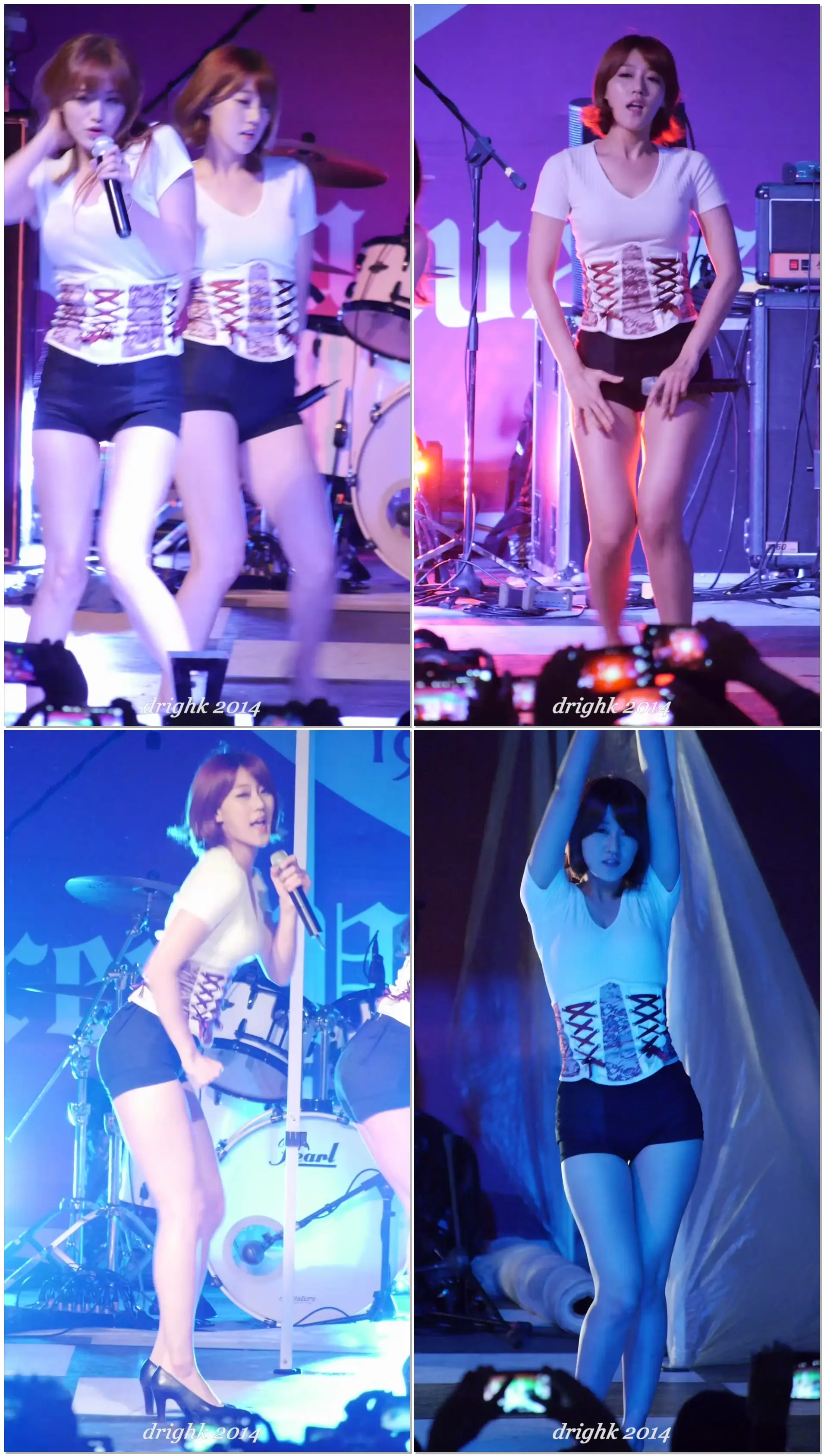 레인보우 블랙(Rainbow Blaxx) 오승아 'Cha Cha' 직캠fancam [140603 고려대세종캠퍼스 축제]