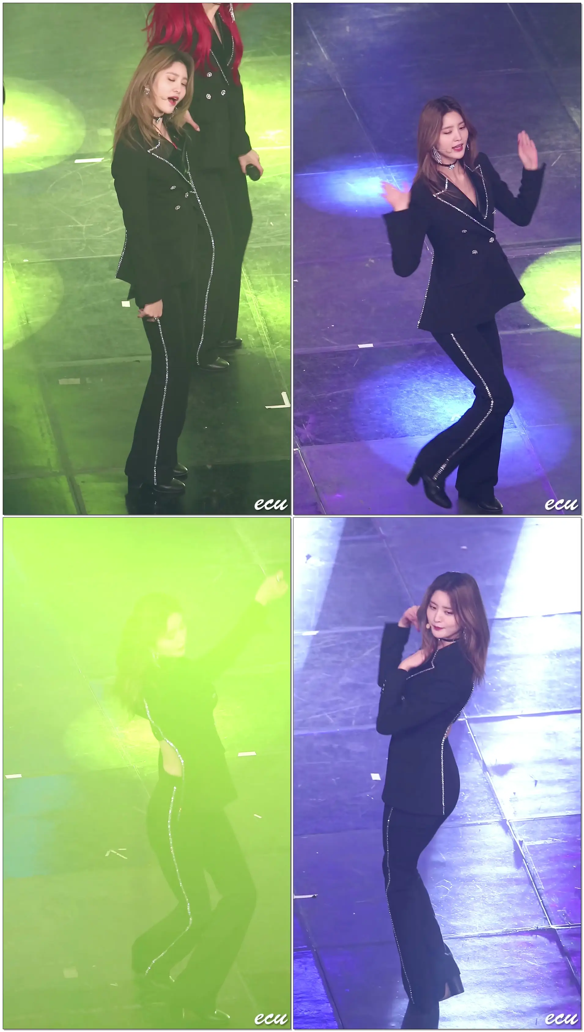 180225 EXID (이엑스아이디) 정화 (JungHwa) 덜덜덜 (Dul Dul Dul) / 대한민국연예예술대상 직캠 fancam by ecu