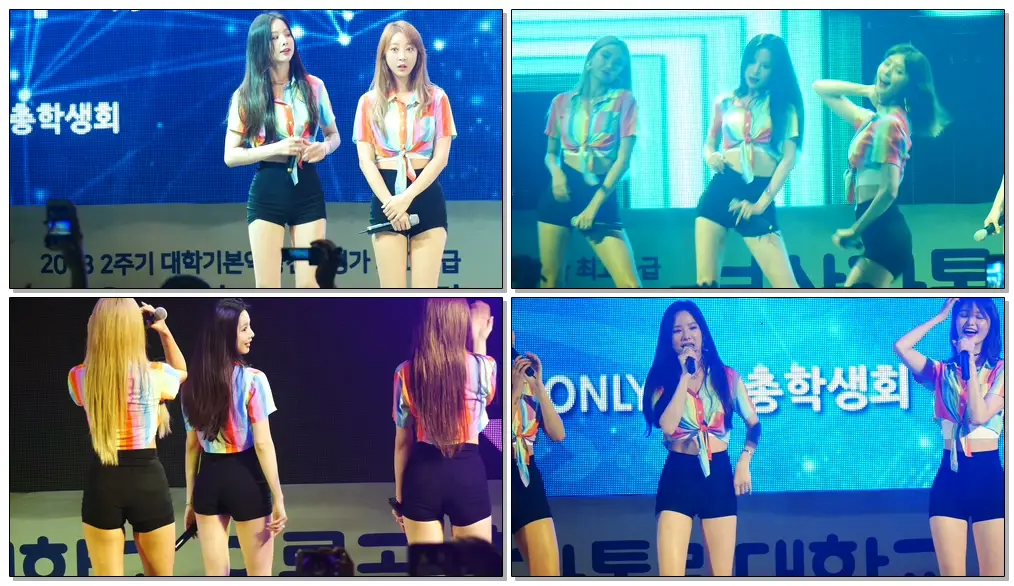180914 EXID (이엑스아이디) 부산가톨릭대학교 오륜골축제 - 솔지(SOLJI) 직캠(fancam)