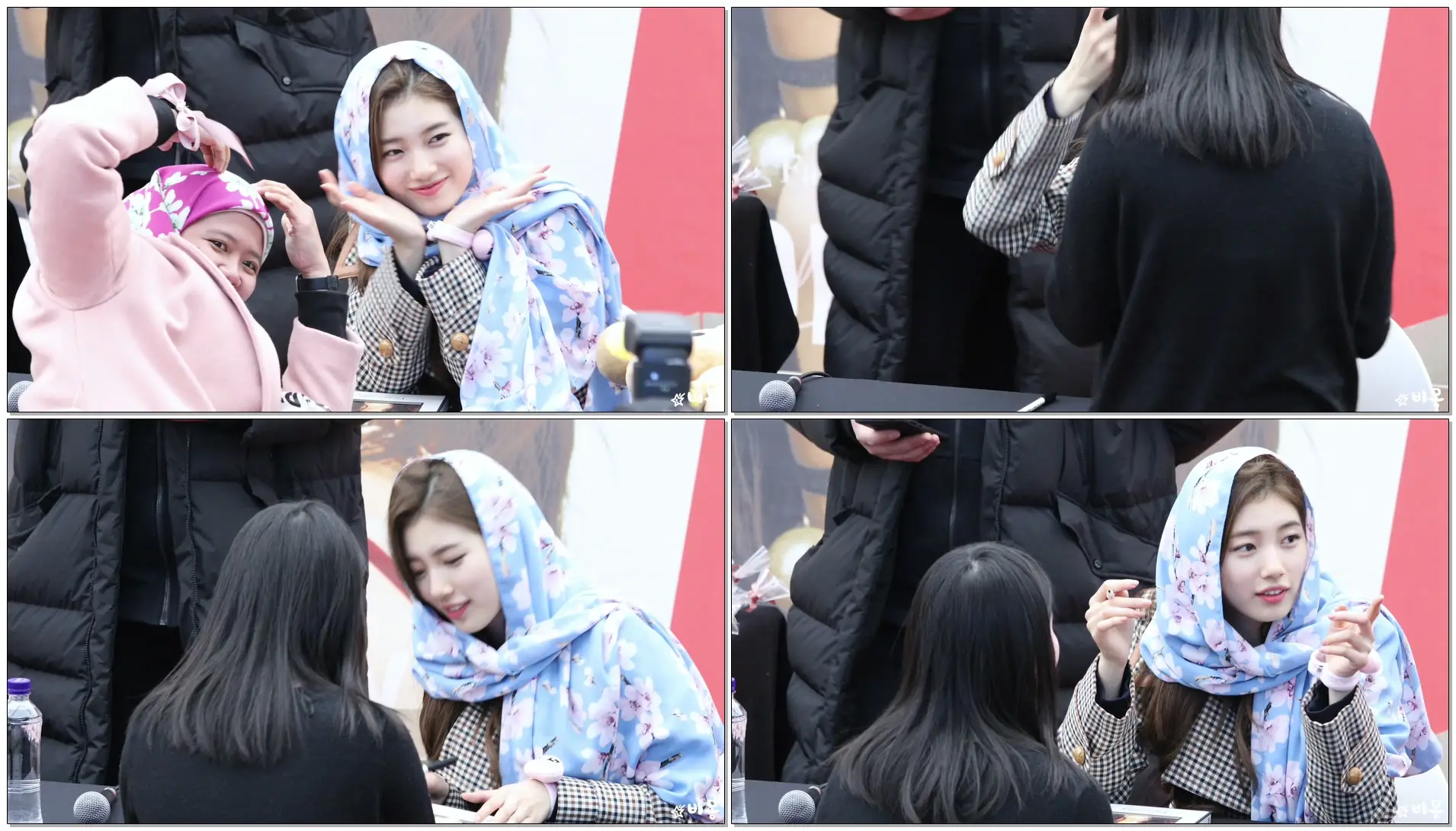180204 해외팬에게 히잡 선물 받은 수지(Suzy) [코엑스 팬사인회] 4K 직캠 by 비몽