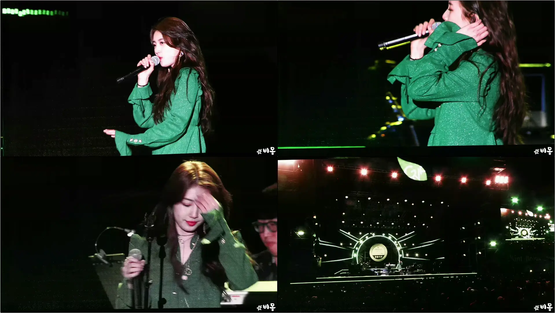 171022 수지(Suzy) - 습관 Bye Bye (원곡 롤러코스터) 전광판뷰 [그랜드민트페스티벌 GMF 2017] 4K 직캠 by 비몽