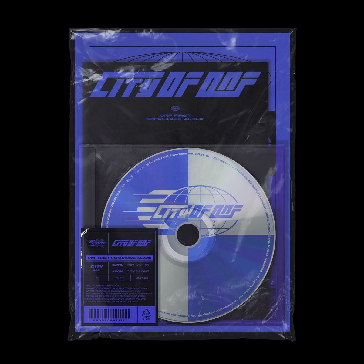온앤오프(ONF) FIRST REPACKAGE ALBUM [CITY OF ONF] ? CITY ORIGINAL COVER ?