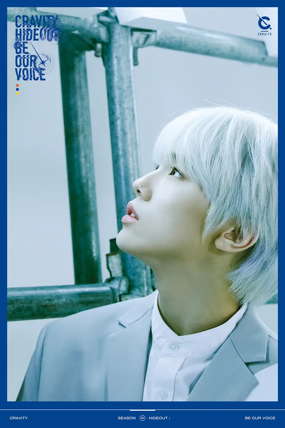 크래비티 3번째 앨범 'BE OUR VOICE' 컨셉포토 ver.2 - 성민, 민희, 우빈
