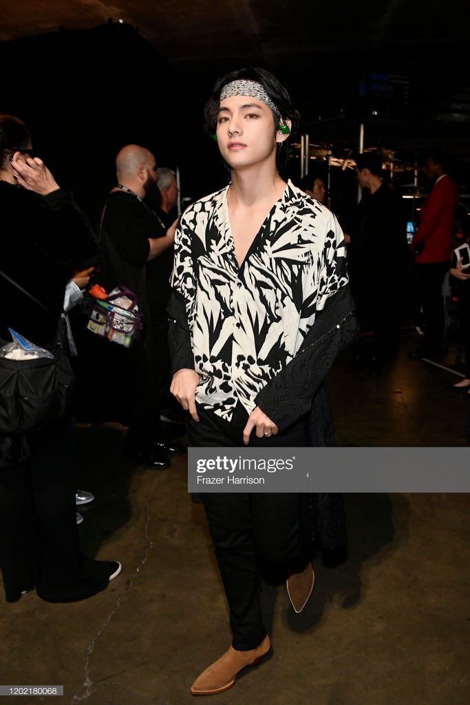 게티이미지로 화보 찍는 #방탄 #BTS 뷔 (Grammy Award))