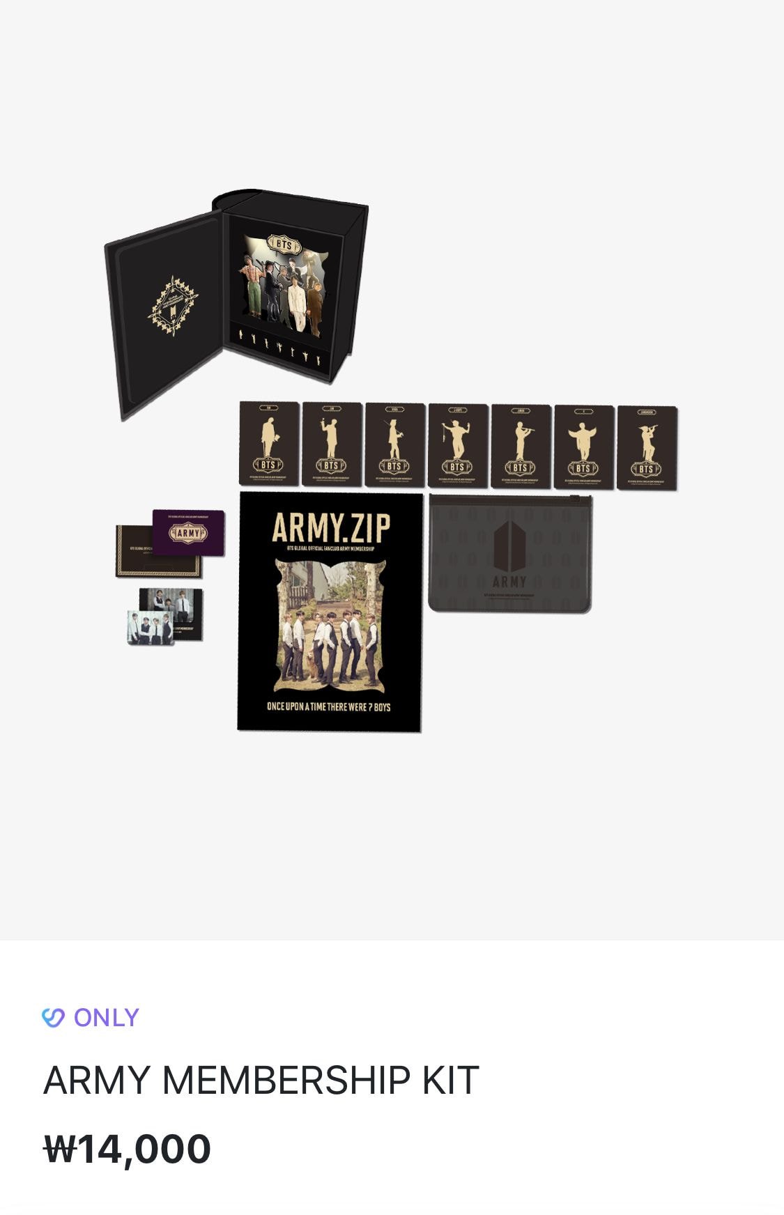 방탄소년단 GLOBAL OFFICIAL FANCLUB ARMY MEMBERSHIP 모집안내