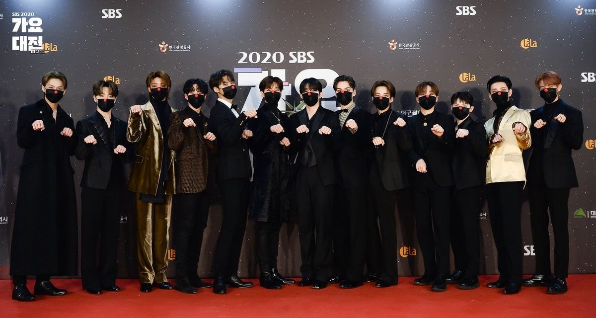 2020 SBS 가요대전 세븐틴 레드카펫 고화질