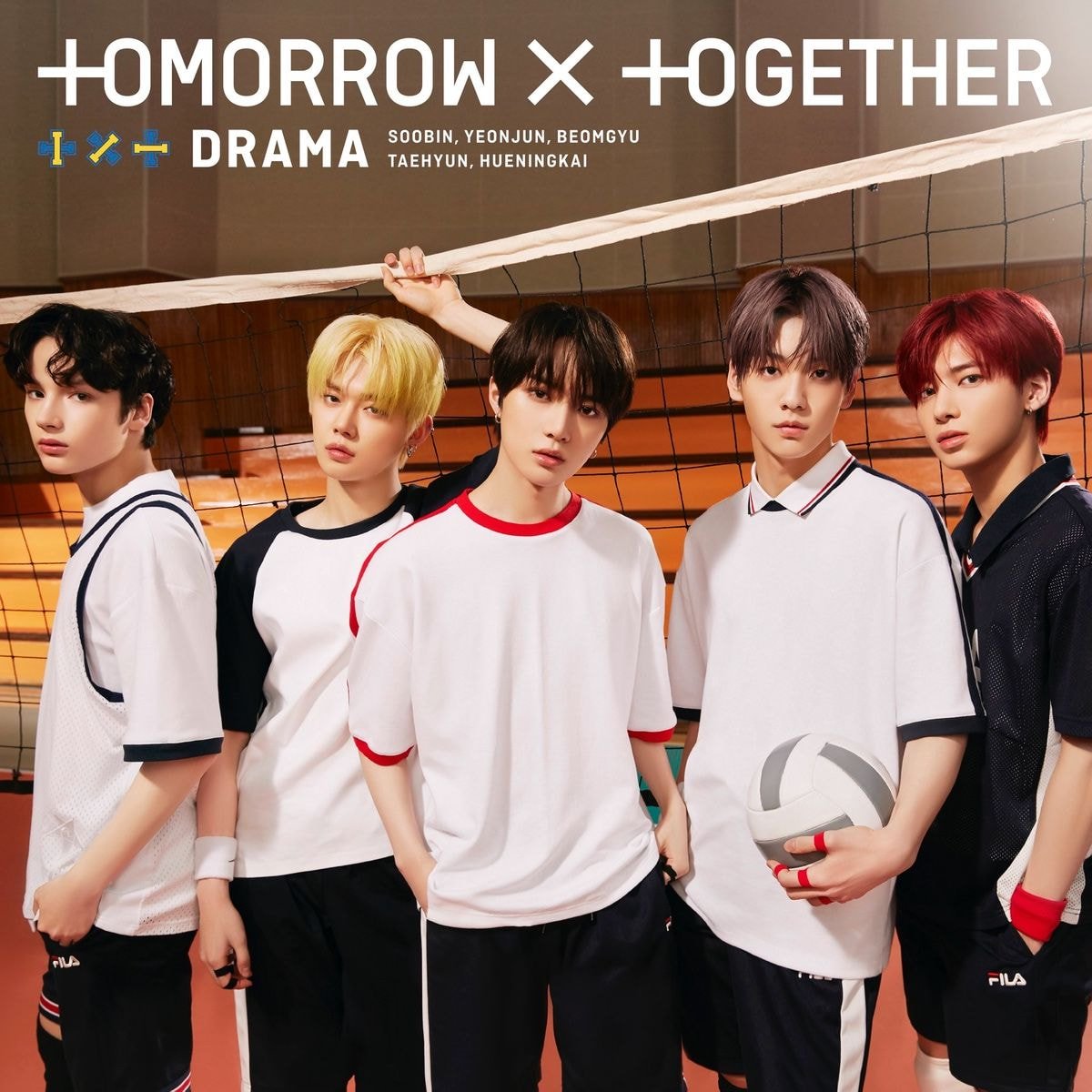 #투모로우바이투게더(TXT) 2번째 일본 싱글 <DRAMA> 자켓사진