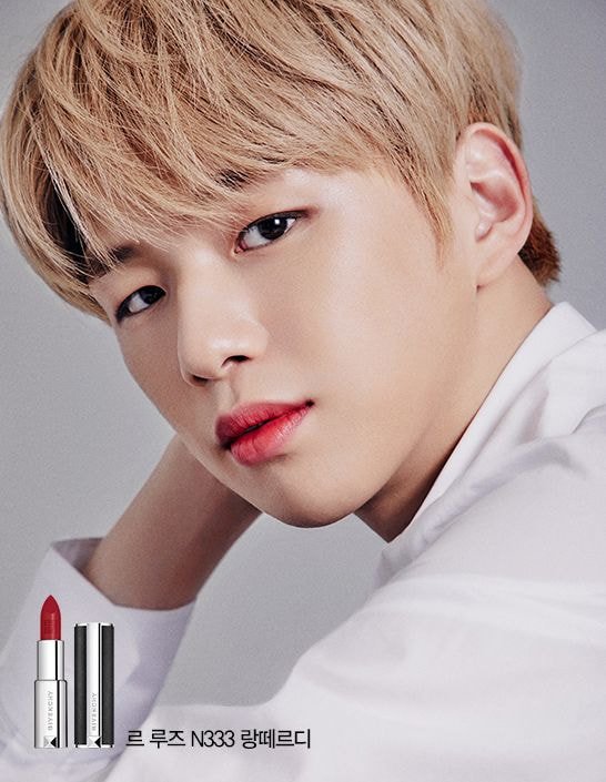 강다니엘 지방시뷰티 공홈 룩북