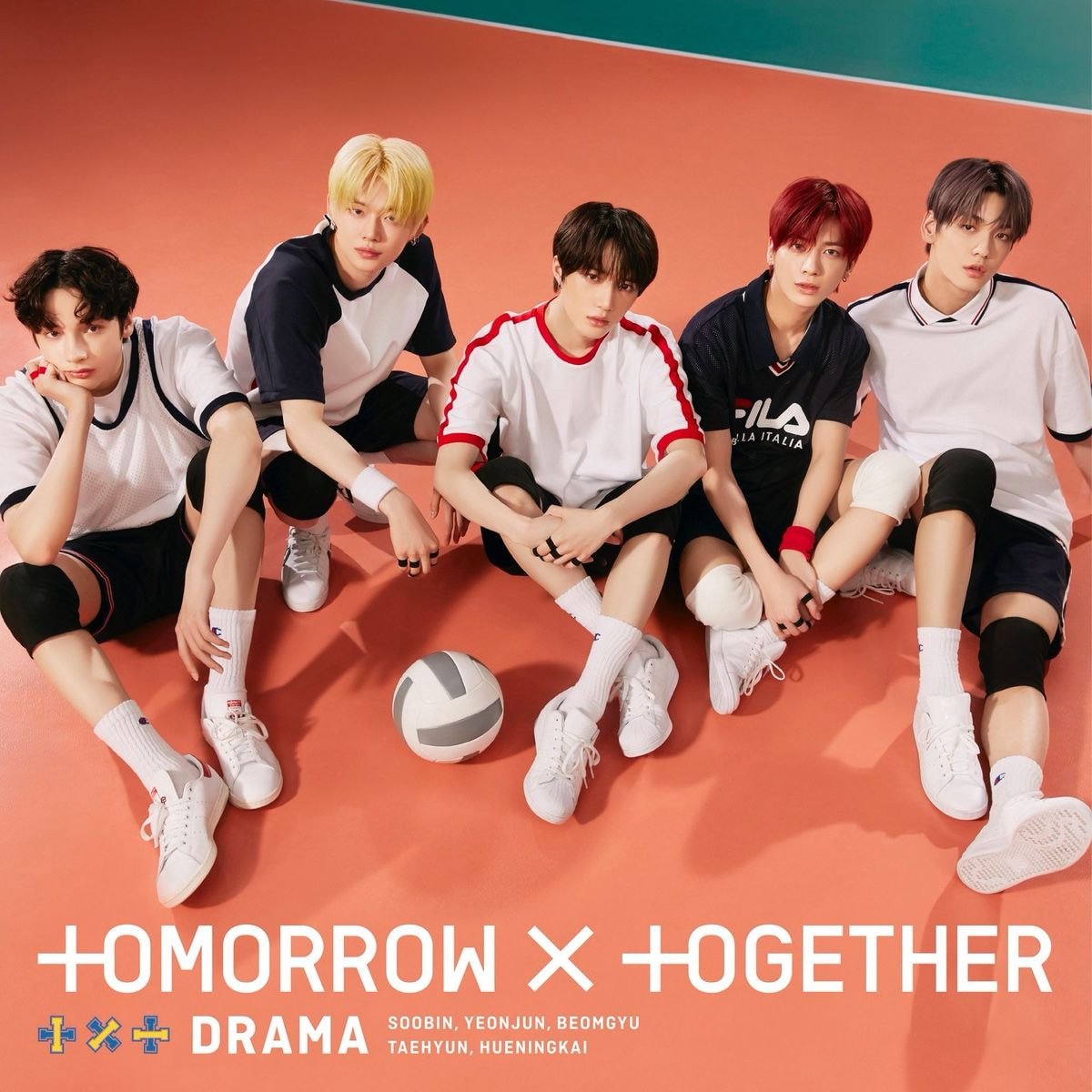 #투모로우바이투게더(TXT) 2번째 일본 싱글 <DRAMA> 자켓사진