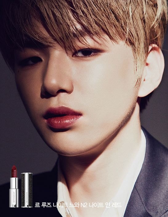 강다니엘 지방시뷰티 공홈 룩북