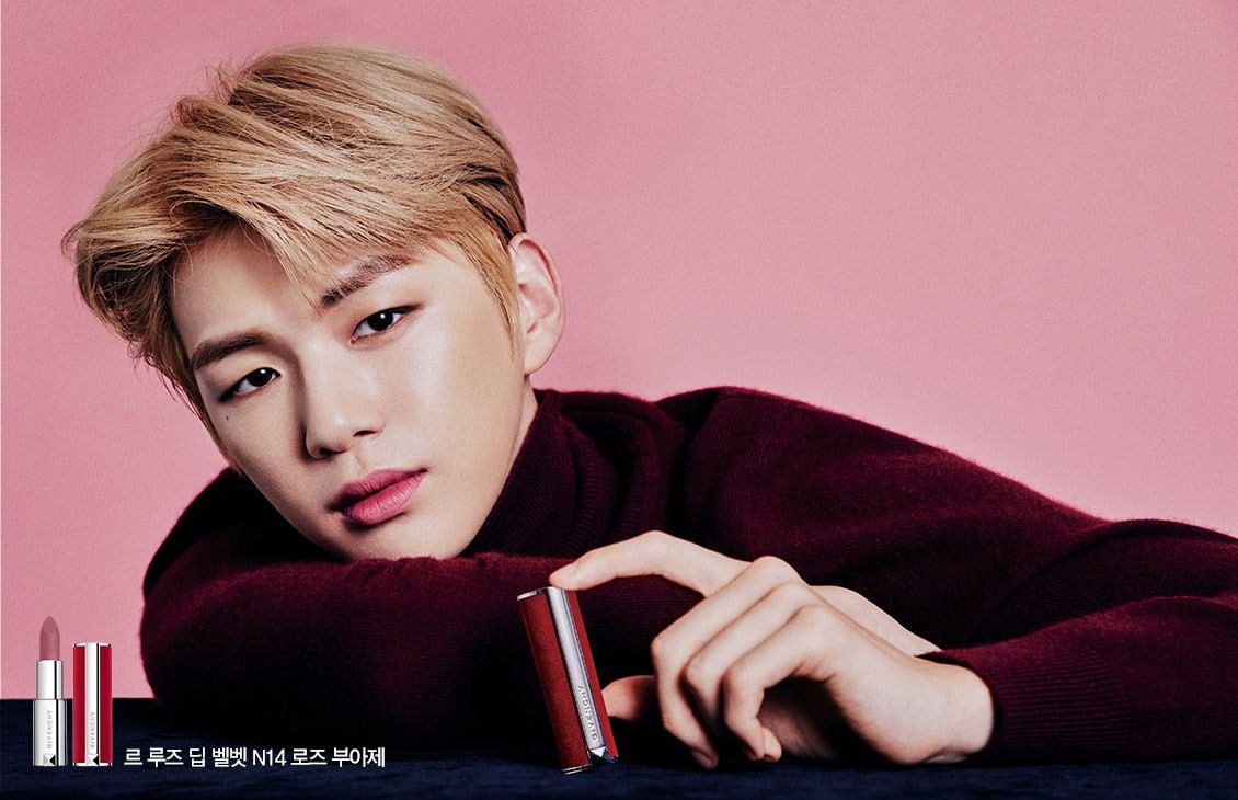 강다니엘 지방시뷰티 공홈 룩북