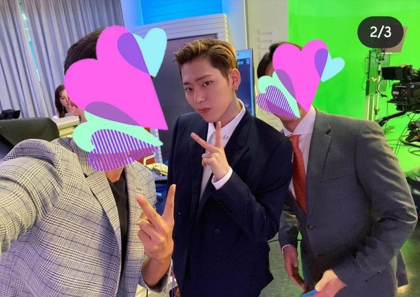 오늘아침 mbc뉴스에 나온 지코 (일기예보 ㅋ)