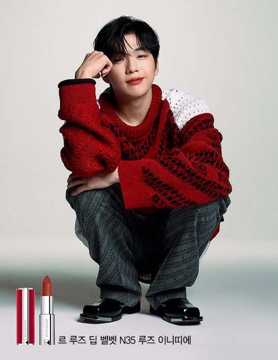 강다니엘 지방시뷰티 공홈 룩북