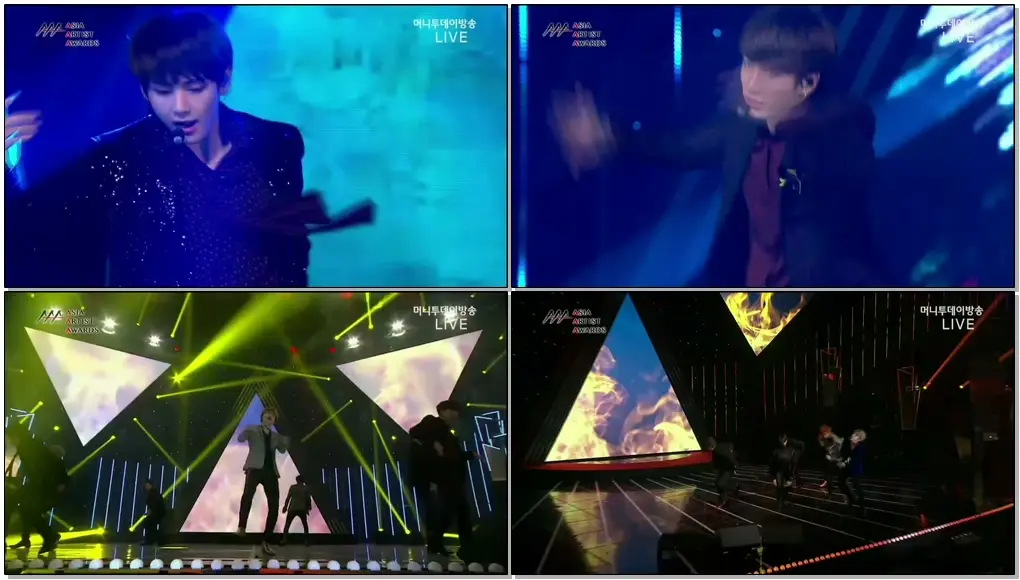 161116 AAA 방탄소년단 - 피 땀 눈물 + 불타오르네 by플로라