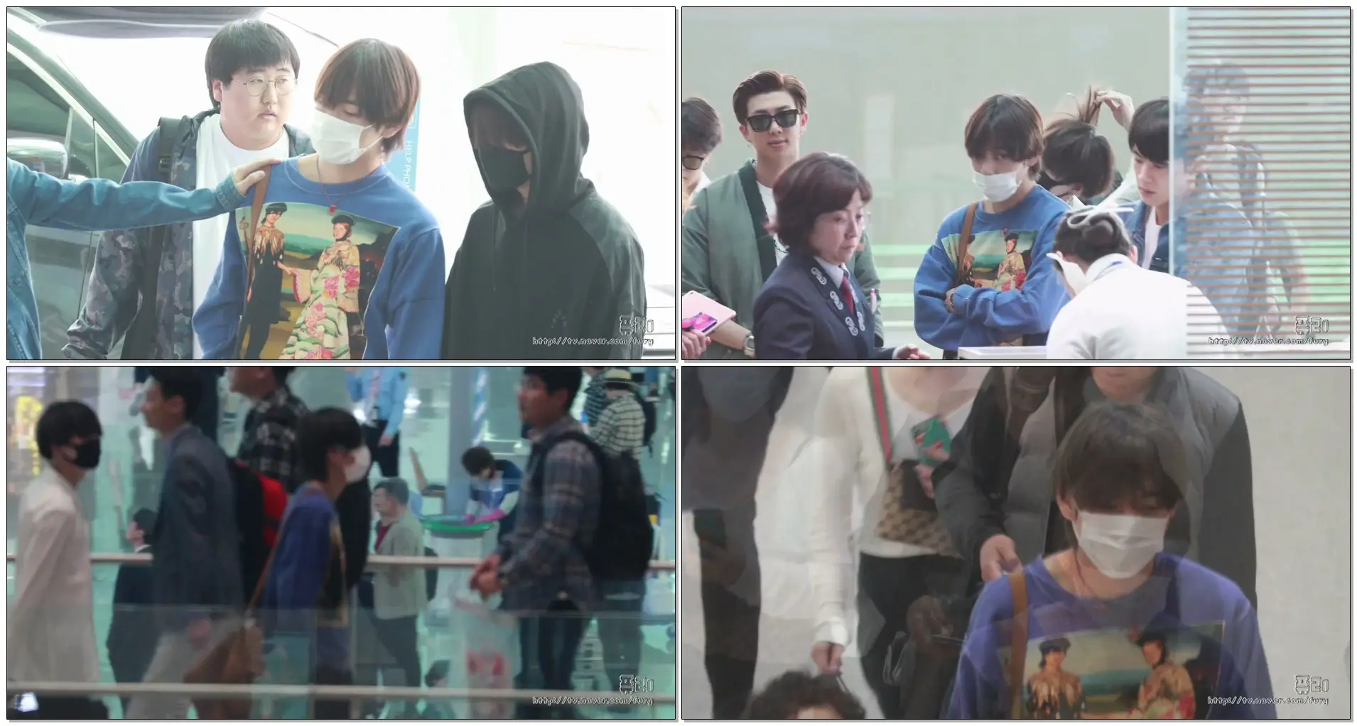 180514 방탄소년단(BTS) 뷔 (2018 빌보드 뮤직 어워드 BBMA, 인천공항 출국)