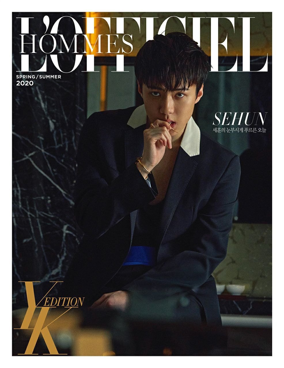 <로피시엘 옴므 2020 봄/여름> #엑소 #세훈