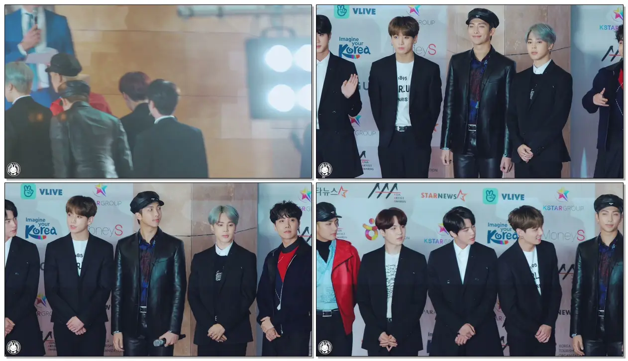 181128 방탄소년단 직캠 '레드카펫 입장' BTS Fancam @아시아 아티스트 어워드 파라다이스시티홀 By 벤뎅이