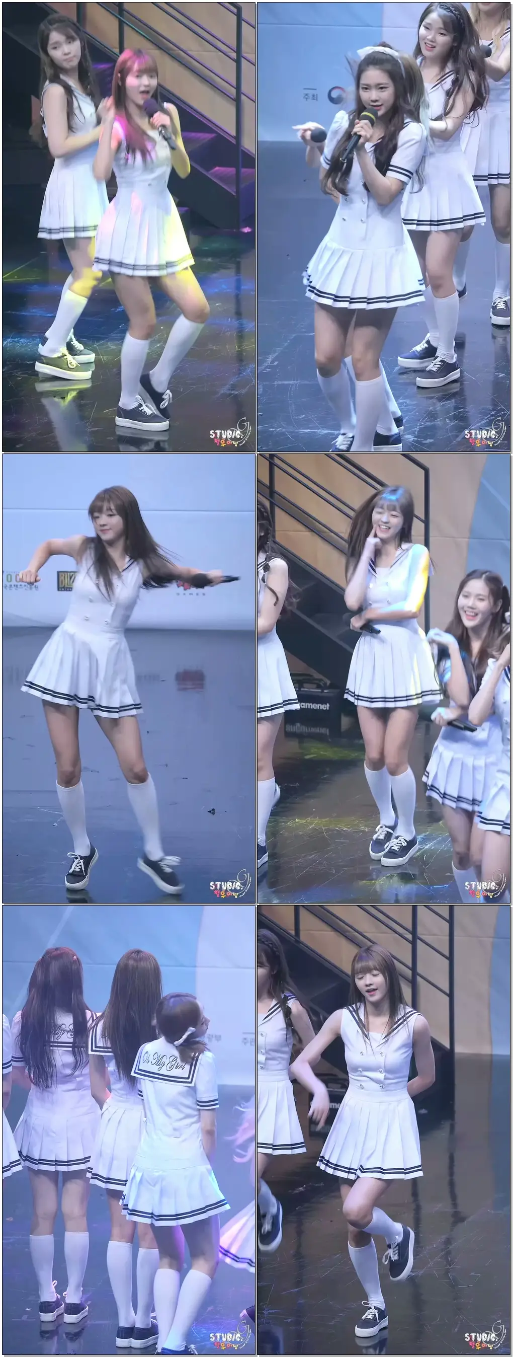 160813 오마이걸(OH MY GIRL) 서울OGNe스타디움 아마추어e스포츠대회 직캠(fancam)_내 얘길 들어봐(A-ing)(유아)