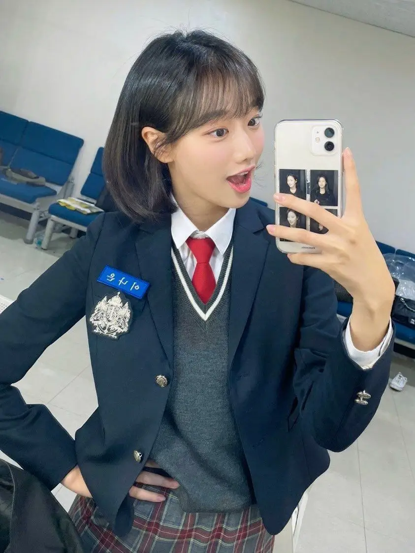 [#나은] 동복+단발로 찾아온 나은이✨