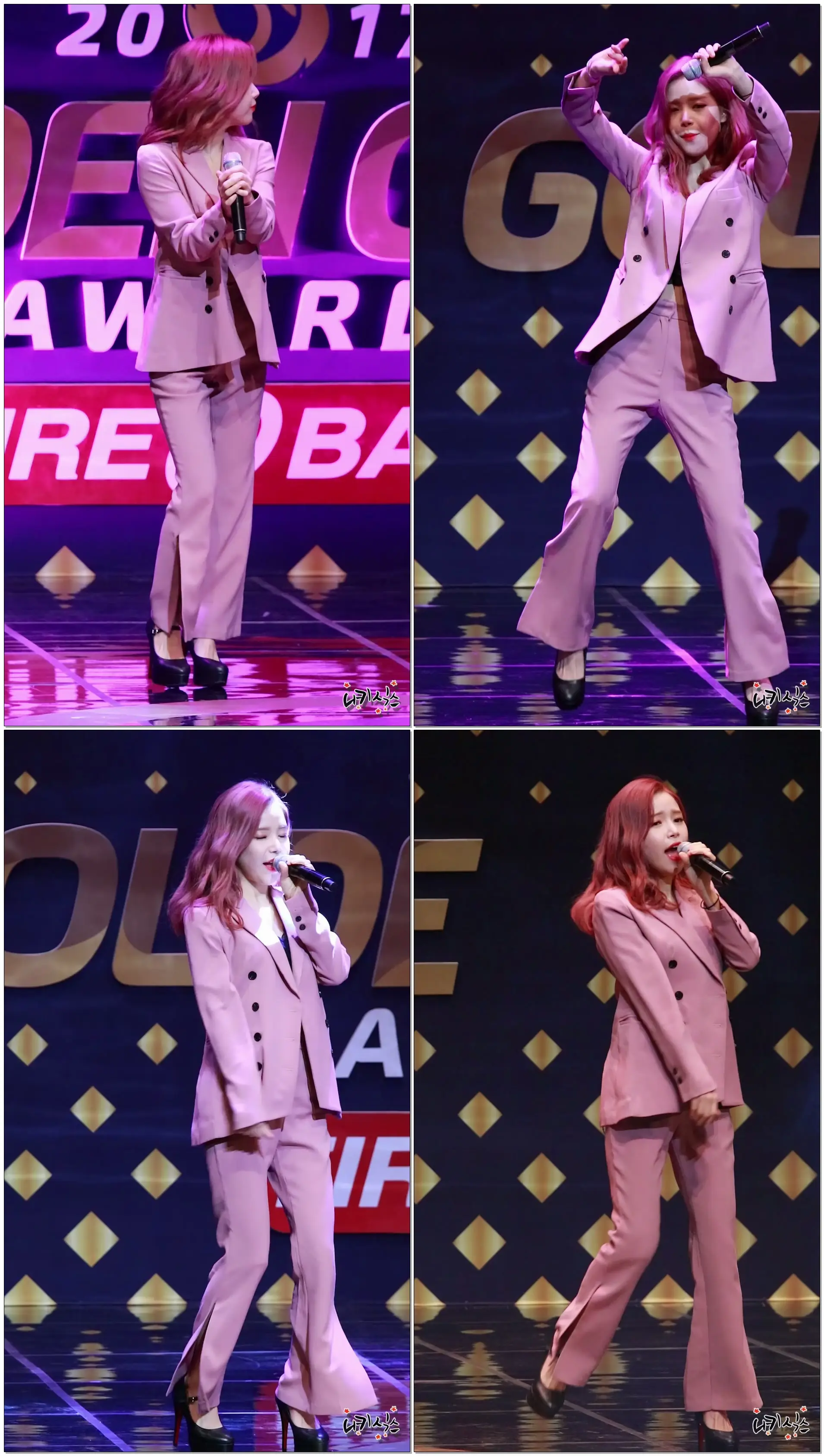 171213 마마무(MAMAMOO) 솔라(Solar) 나로 말할 것 같으면(Yes I am) 2017 KBO 골든글러브 축하공연 직캠(Fancam) by 니키식스