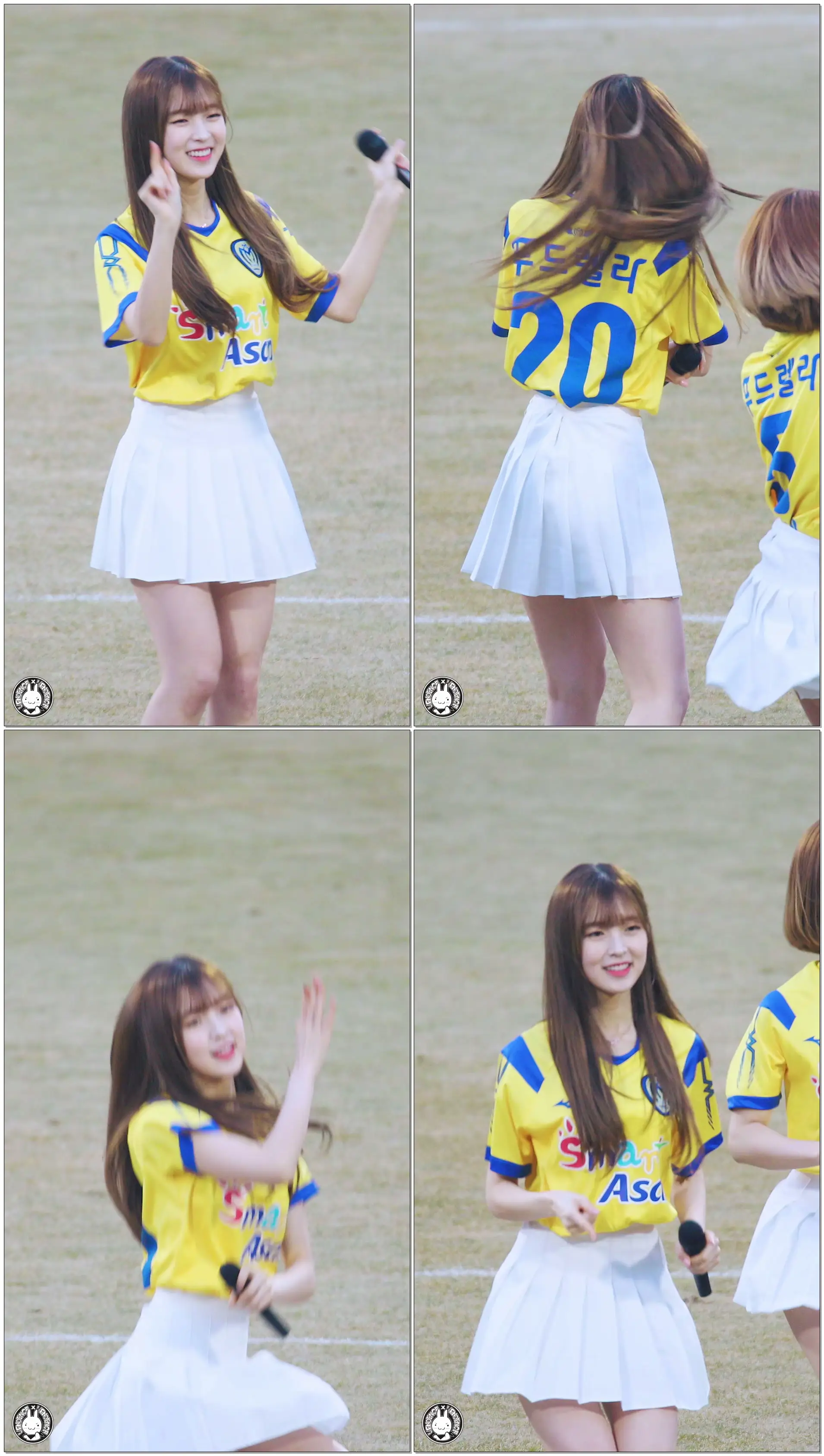 180304 오마이걸 아린 직캠 '내 얘길 들어봐(A-ing)' Oh My Girl(Arin) Fancam @축구하프타임 공연 이순신종합운동장 By 벤뎅이