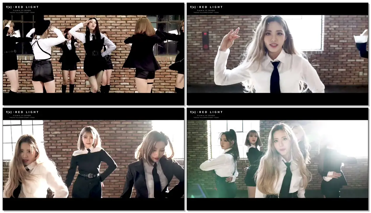 프로미스나인 더백 Red Light(fx) COVER 영상(fromis_9 The100 Red Light COVER)