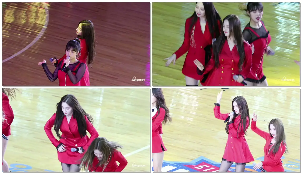 [4K] 190106 모모랜드 MOMOLAND 뿜뿜 BBOOM BBOOM 낸시 NANCY @ 여자농구올스타 By Sleeppage